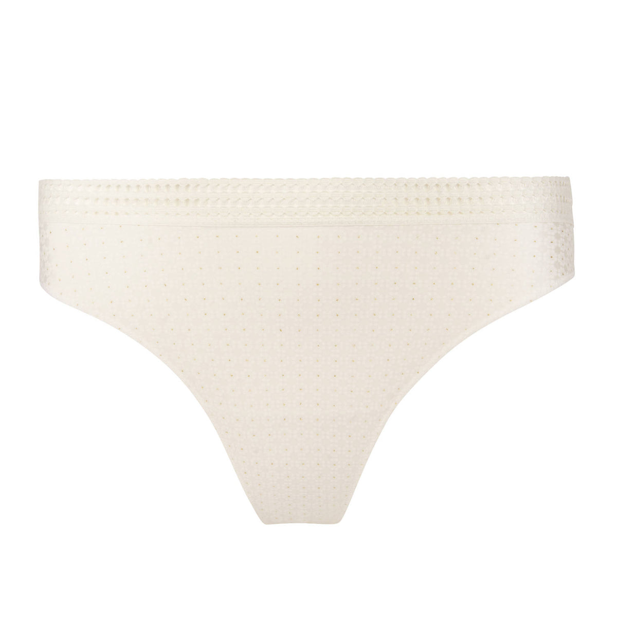 String Lou Paris Ivoire/beige Taille 44 - 100% Polyamide, Neuf Avec étiquettes